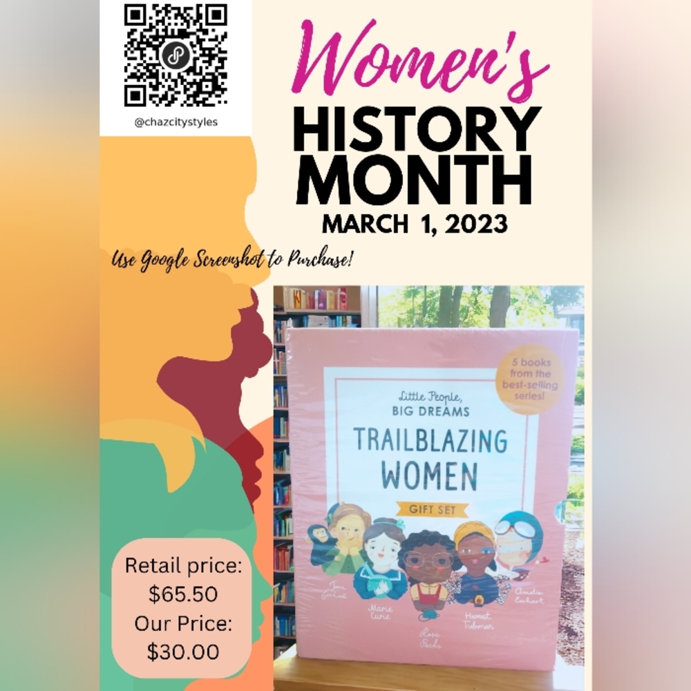 🤗 🎶 Little People, Big Dreams Trailblazing Women 5 Books Collection Gift Set